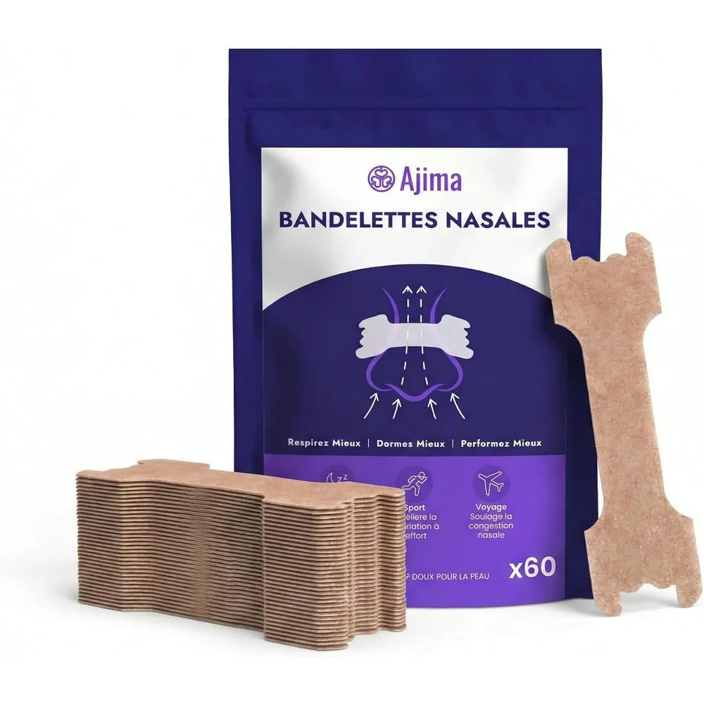 Sachet de 60 bandelettes nasales Ajima